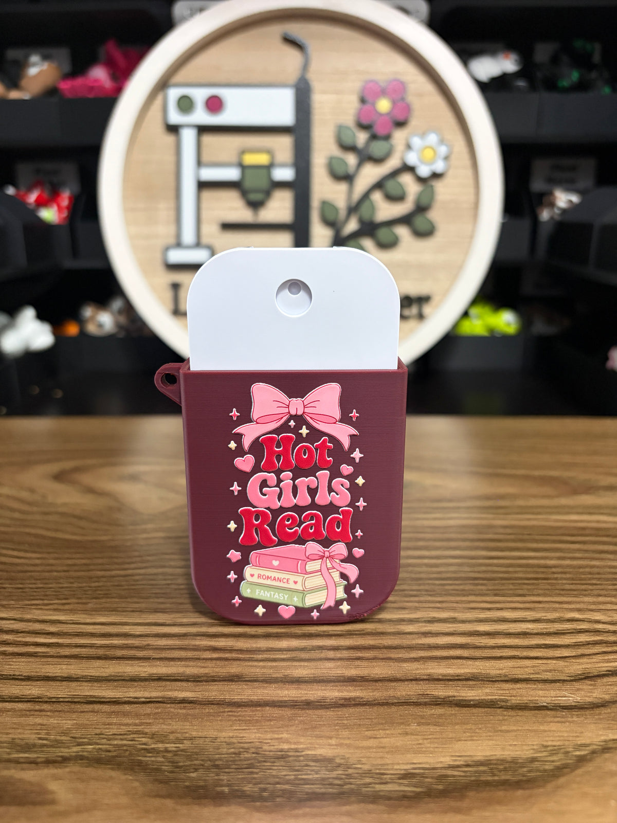 Hot Girls Read Hand Sanitizer Sleeve
