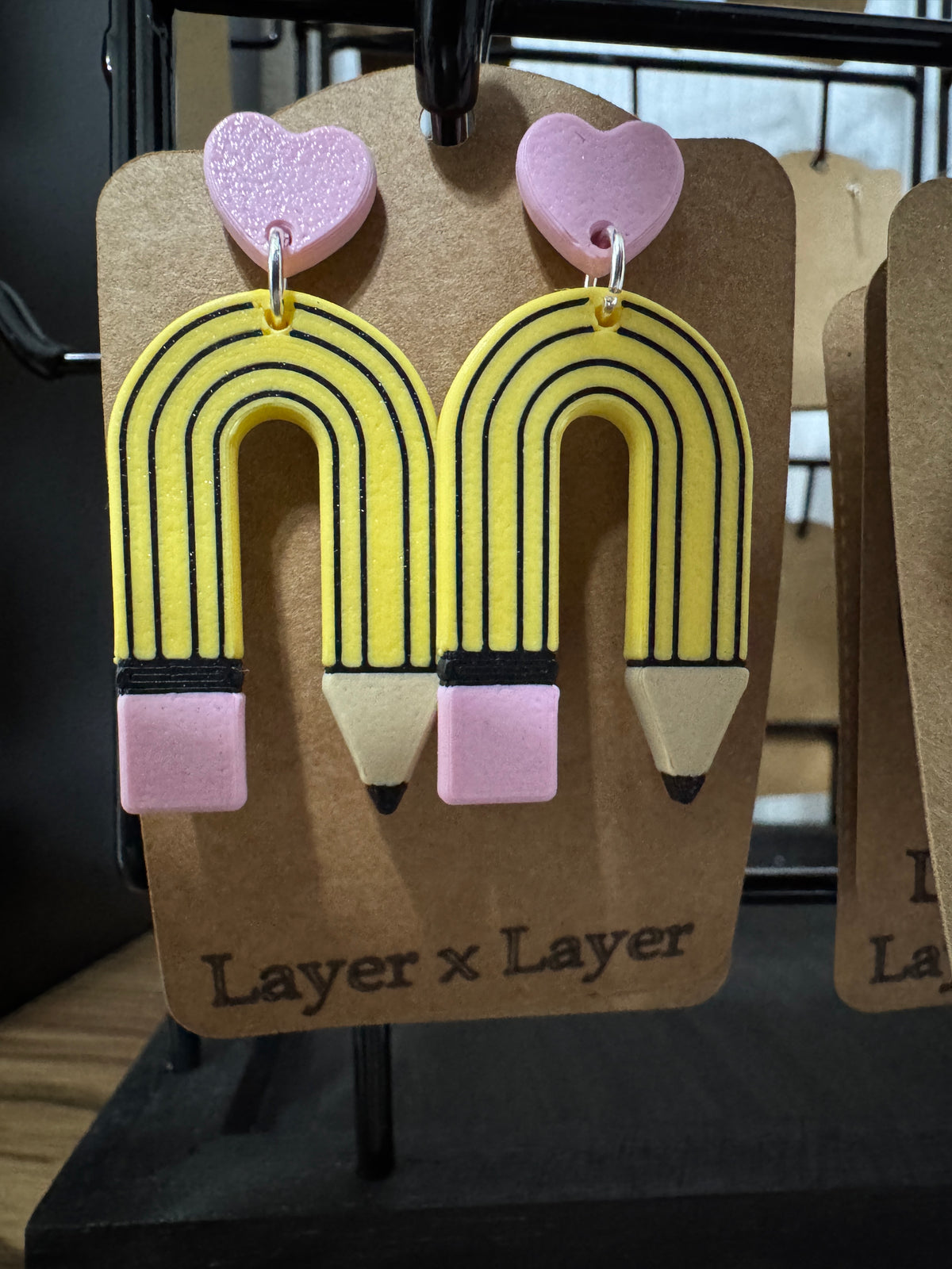 Arched Pencil Earrings