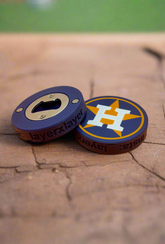 Astros Magnetic Bottle Opener