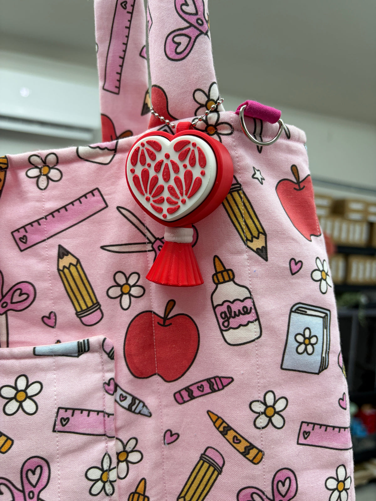 Heart Tassel Fidget Clicker
