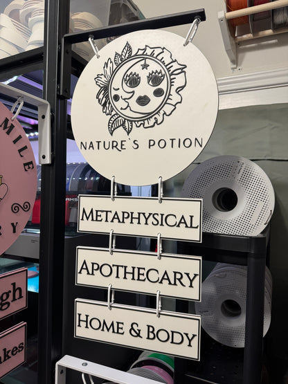 Custom Magnetic Vendor Sign (12”)