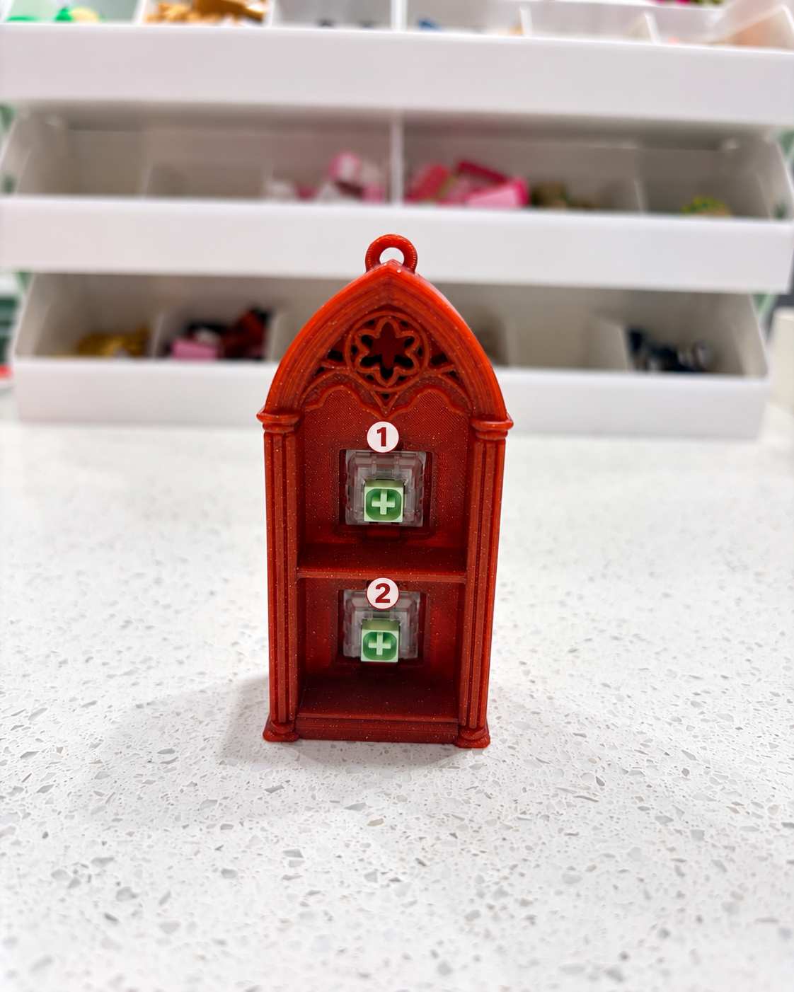 Gothic Bookshelf Fidget Clicker