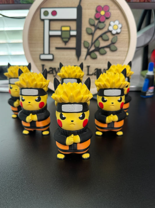 Pikachu x Naruto Figurine