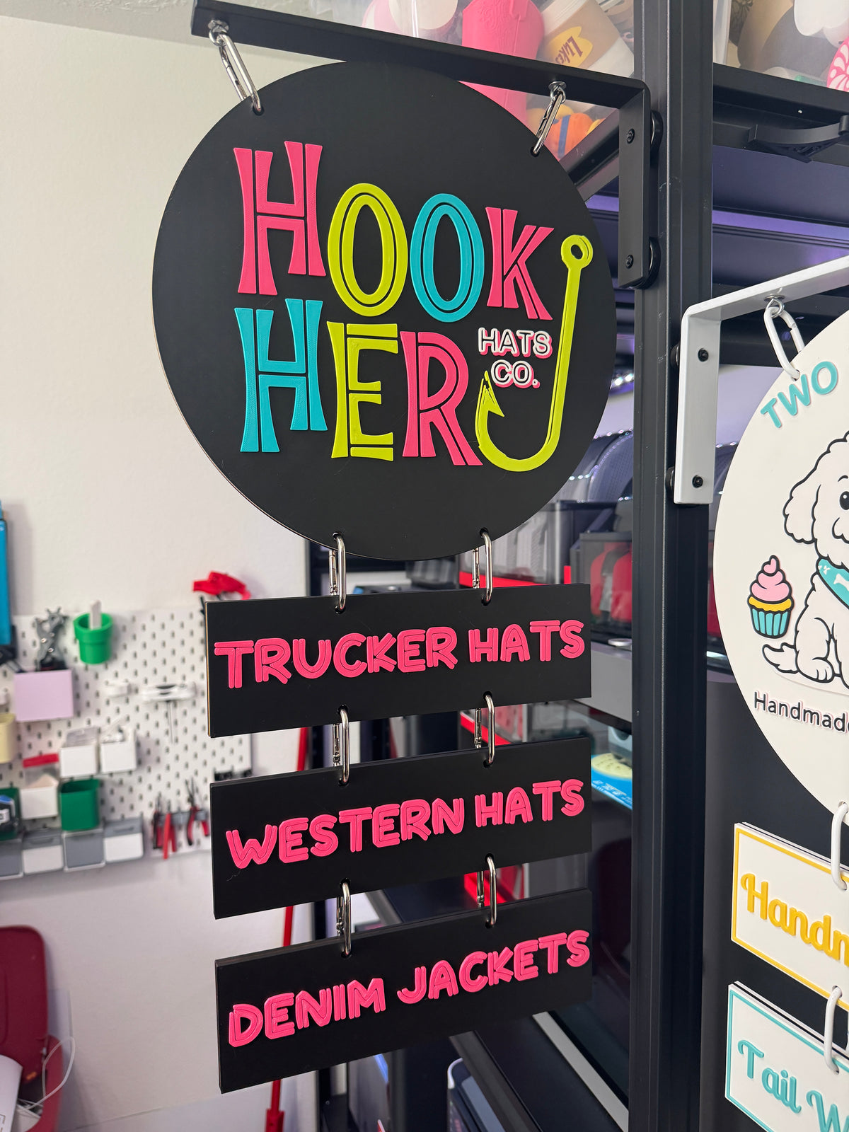 Custom Magnetic Vendor Sign (12”)