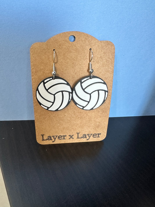 Volleyball Earrings