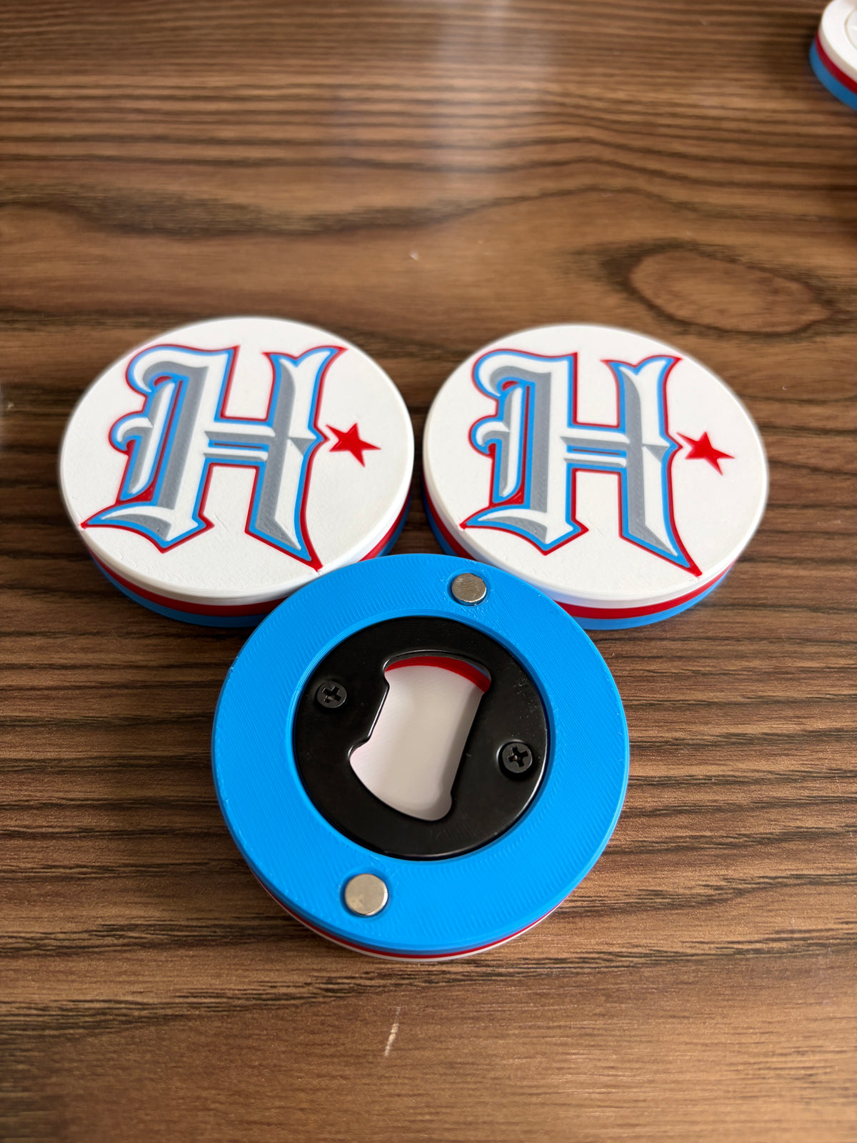 Houston Rivalries Magnetic Bottle Opener