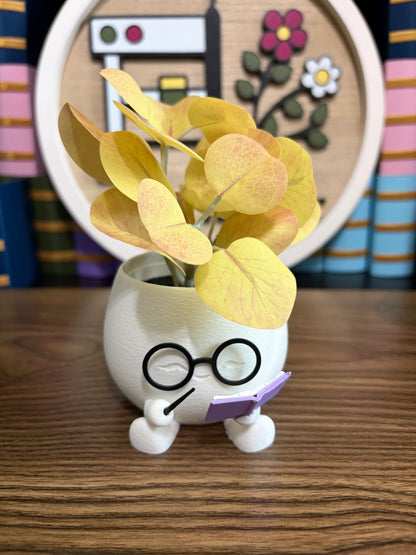 Mini Reading Wizard Planter