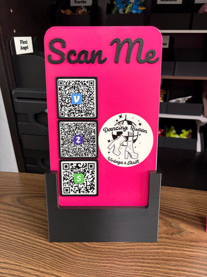 Scan Me QR Code Sign