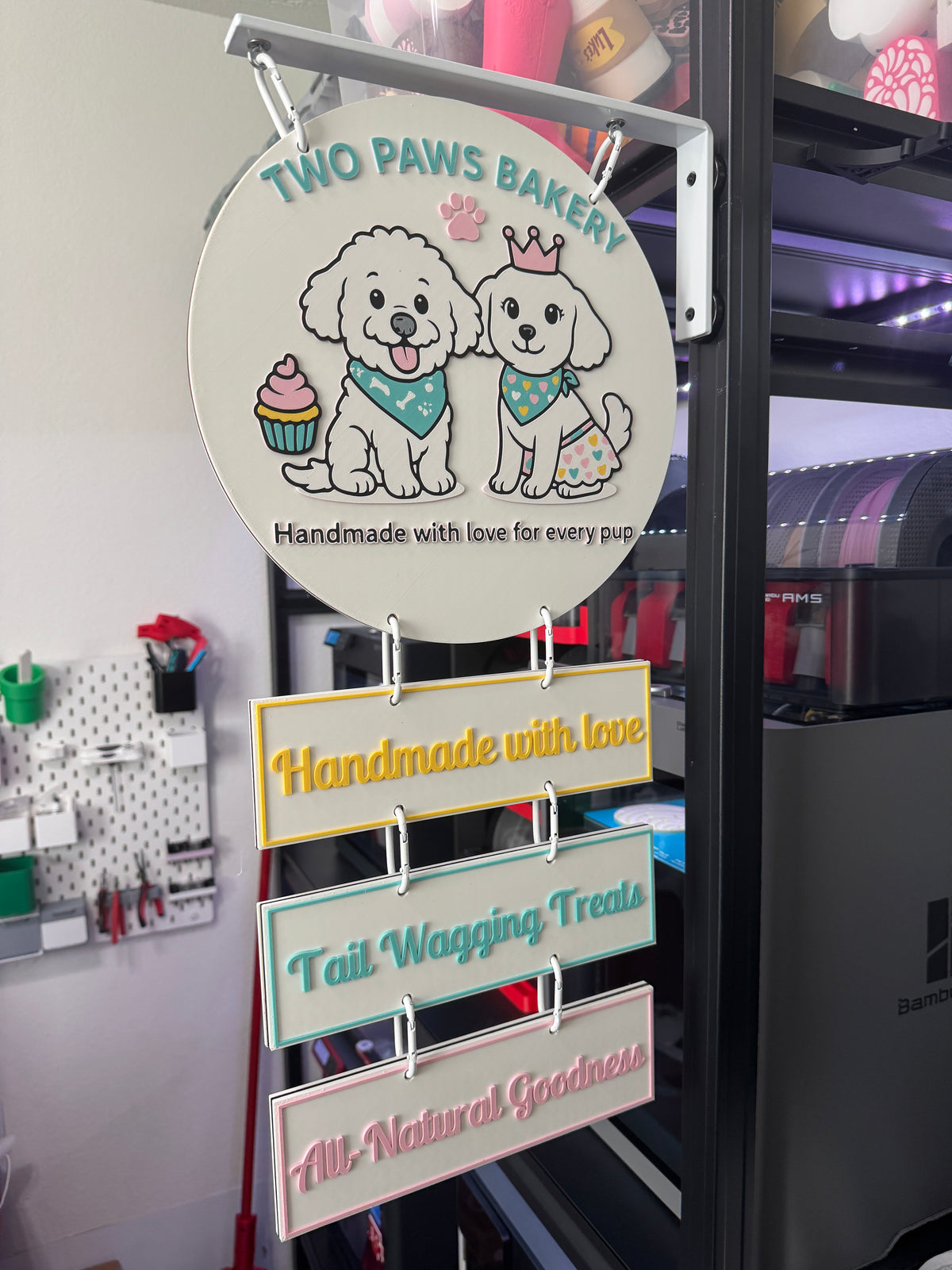 Custom Magnetic Vendor Sign (12”)