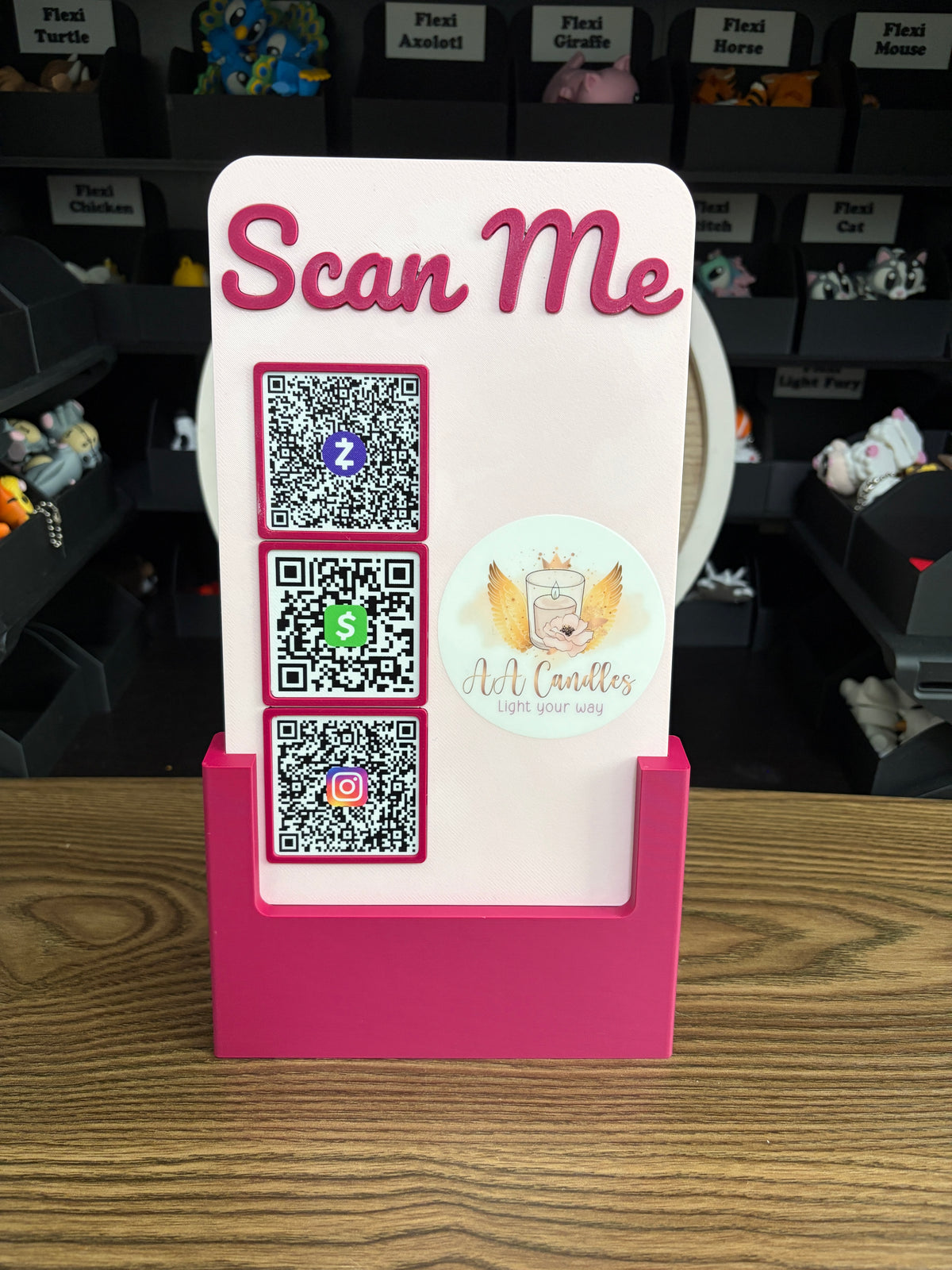 Scan Me QR Code Sign