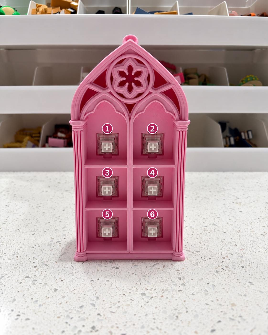 Gothic Bookshelf Fidget Clicker