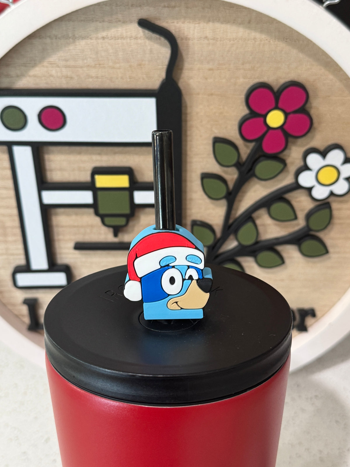 Bluey Straw Charm