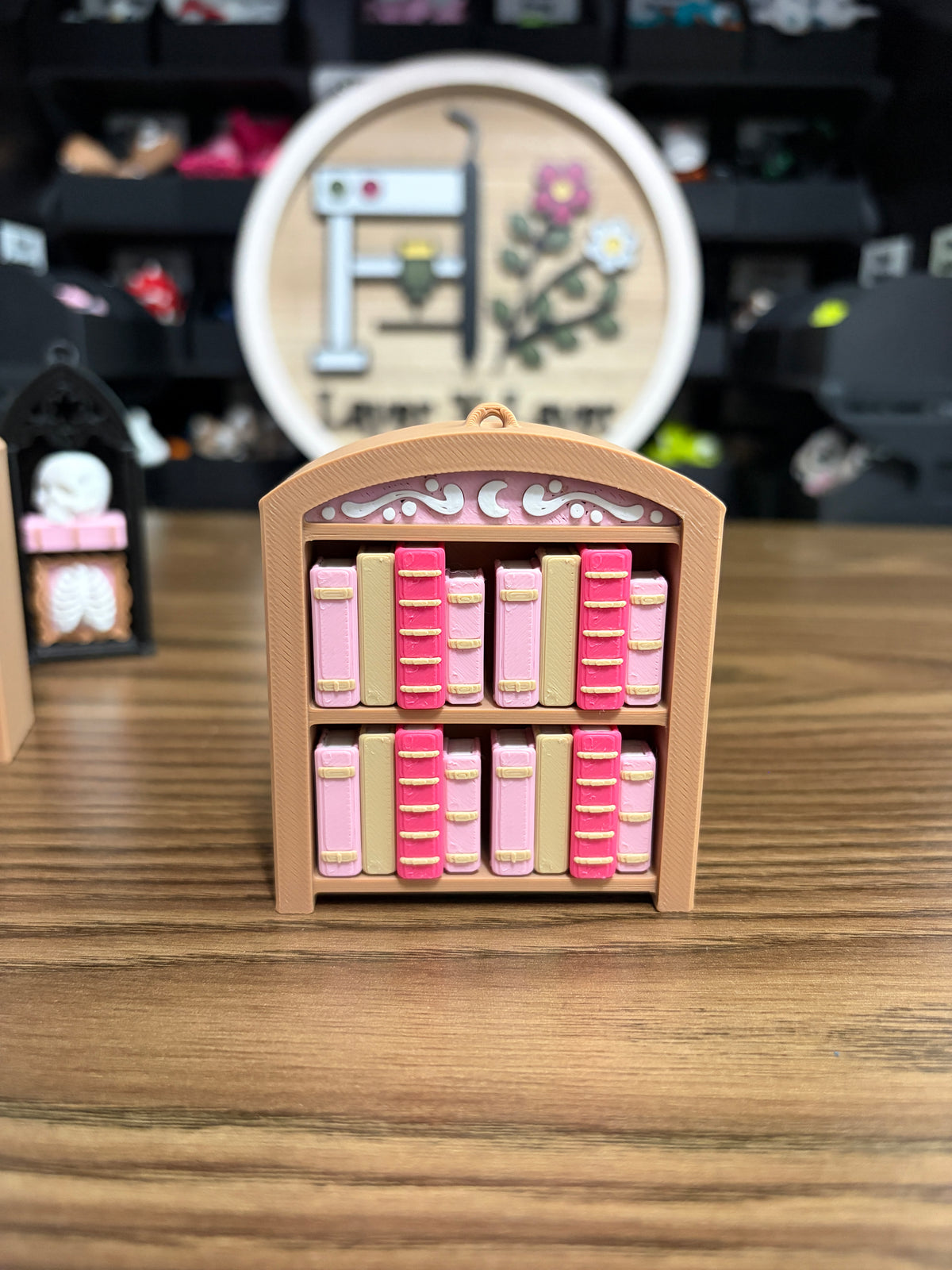 Cozy Bookshelf Fidget Clicker
