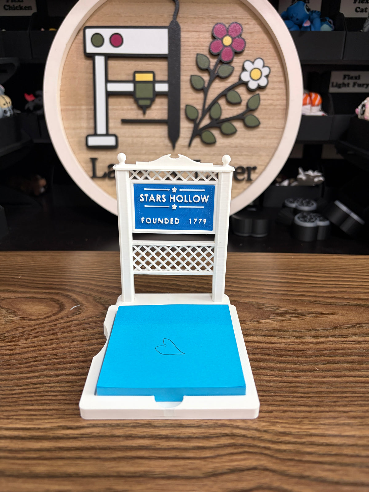 Stars Hollow Sticky Note Holder